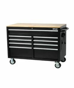Kobalt 46.1-in W x 37.2-in H 9-Drawer Rubber Work Bench - Tool Storage & Work Benches