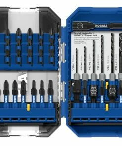 Kobalt XTR Impact Set High-speed Steel Hex Shank Screwdriver Bit Set (40-Piece) - Power Tool Accessories