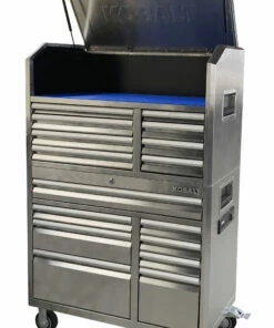 Kobalt 3000 Series 41-in W x 26.1-in H 8-Drawer Stainless Steel Tool Chest (Stainless Steel) - Tool Storage & Work Benches -Kobalt Sales Store 15318999 scaled