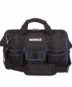Kobalt Blue Black Polyester 16-in Zippered Cargo Bag - Tool Storage & Work Benches