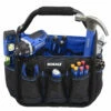 Kobalt Blue Black Polyester 12-in Tool Tote - Tool Storage & Work Benches