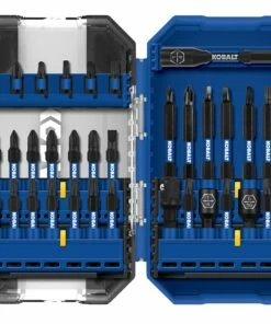 Kobalt KOBALT XTR Impact driver bit set High-speed Steel Hex Shank Screwdriver Bit Set (35-Piece) - Power Tool Accessories