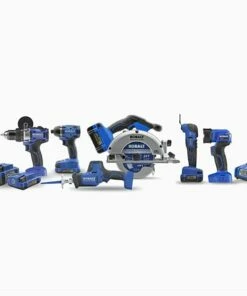 Kobalt Kobalt 24V max 6-Tool 24-Volt Max Brushless Power Tool Combo Kit Case (2-Batteries Included and Charger Included) - Power Tools