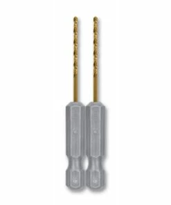 Kobalt 2-Piece 1/16-in 2-1/2-in Titanium Coated Hss Twist Drill Bit - Power Tool Accessories