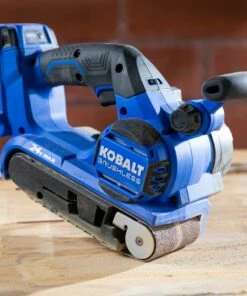 Kobalt Kobalt 24V MAX 24-Volt Brushless Cordless Variable Belt Sander with Dust Management - Power Tools -Kobalt Sales Store 16709148