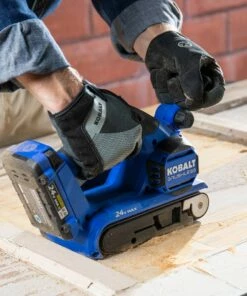 Kobalt Kobalt 24V MAX 24-Volt Brushless Cordless Variable Belt Sander with Dust Management - Power Tools -Kobalt Sales Store 16709163