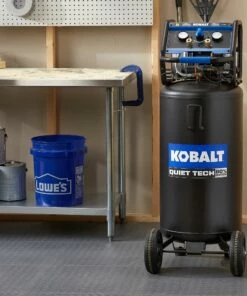 Kobalt Quiet Tech 26-Gallon Single Stage Portable Corded Electric Vertical Air Compressor - Air Tools & Compressors 9 Kobalt Quiet Tech 26-Gallon Single Stage Portable Corded Electric Vertical Air Compressor - Air Tools & Compressors -Kobalt Sales Store 16863219
