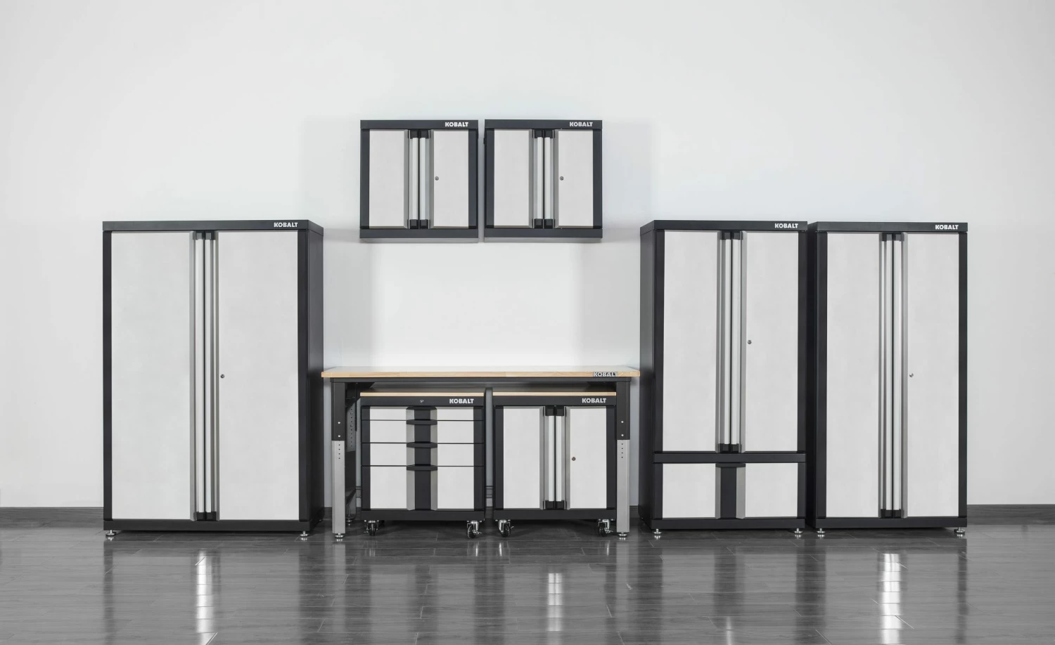 Kobalt 28-in W x 28-in H x 12.5-in D Steel Wall-mounted Garage Cabinet - Garage Organization 6 Kobalt 28-in W x 28-in H x 12.5-in D Steel Wall-mounted Garage Cabinet - Garage Organization - Image 6