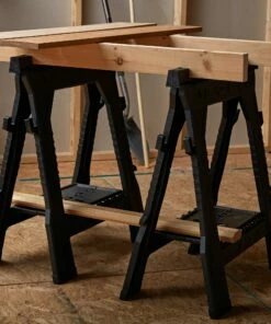 Kobalt 2-Pack 4.1-in W x 32-in H Plastic Saw Horse (1000-lb Capacity) - Tool Storage & Work Benches -Kobalt Sales Store 17126848