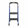 Kobalt 2-Step 300-lb Capacity Black Steel Foldable Step Stool - Ladders & Scaffolding