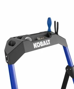 Kobalt 2-Step 300-lb Capacity Black Steel Foldable Step Stool - Ladders & Scaffolding -Kobalt Sales Store 17788038