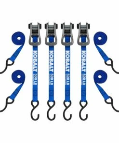 Kobalt 4-Pack x Tie Down Tie Down (500-lb Work Capacity) - Chains, Ropes & Tie-Downs -Kobalt Sales Store 40596332 scaled