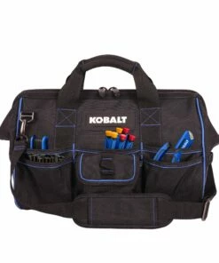 Kobalt Blue Black Polyester 16-in Zippered Cargo Bag - Tool Storage & Work Benches -Kobalt Sales Store 40642755 scaled