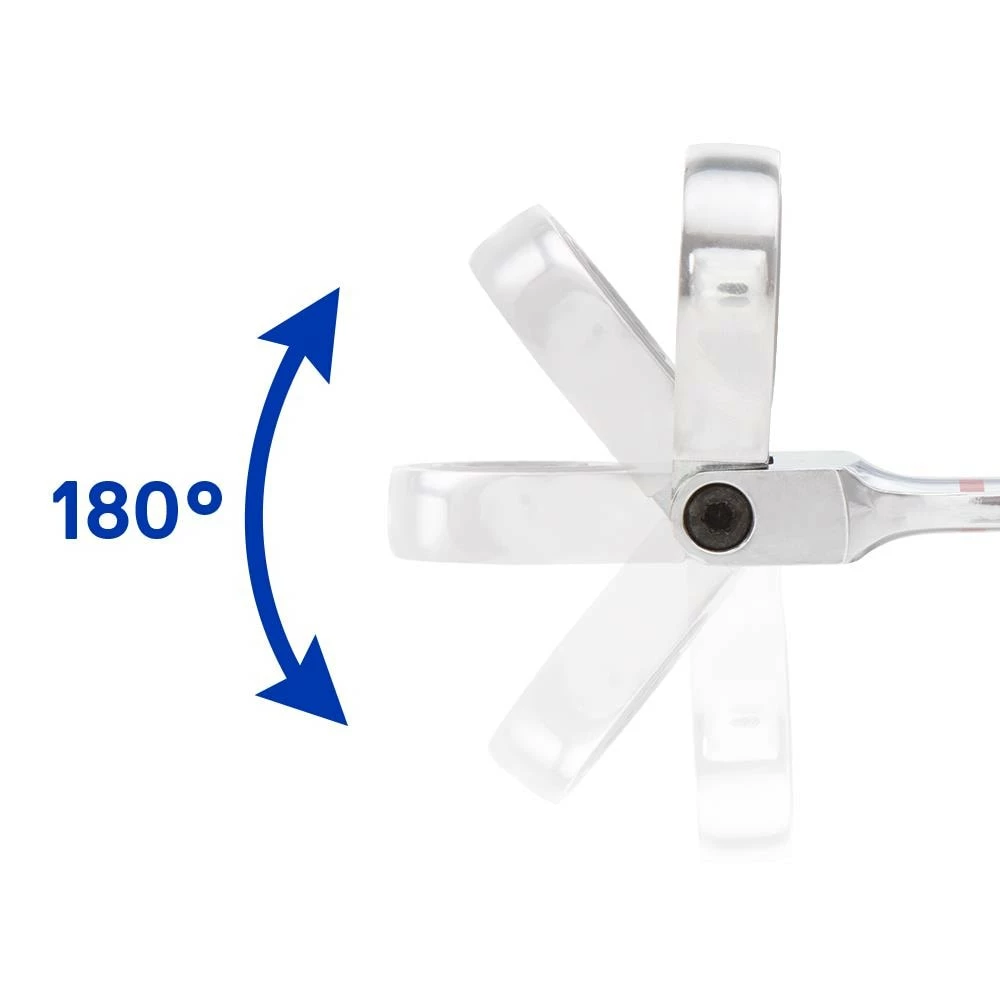 Kobalt 8-Piece Set 12-Point Metric Flexible Head Ratchet Wrench Set - Hand Tools 6 Kobalt 8-Piece Set 12-Point Metric Flexible Head Ratchet Wrench Set - Hand Tools - Image 6