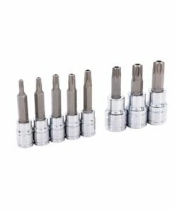 Kobalt 8-Piece 1/4-in; 3/8-in Drive Set Tamper-Proof Torx Bit Tamper-Proof Driver Socket Set - Hand Tools