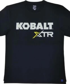 Kobalt Men's X-Large Textured Cotton Short sleeve Graphic T-shirt Work Shirt - Workwear