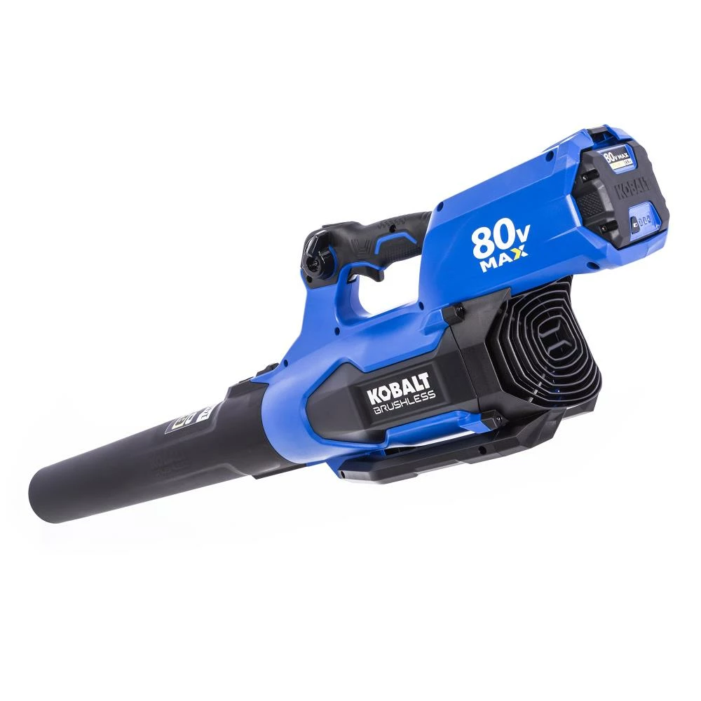 Kobalt 80-volt Max 630-CFM Brushless Handheld Cordless Electric Leaf Blower 2.5 Ah (Battery & Charger Included) - Outdoor Tools & Equipment 4 Kobalt 80-volt Max 630-CFM Brushless Handheld Cordless Electric Leaf Blower 2.5 Ah (Battery & Charger Included) - Outdoor Tools & Equipment - Image 4