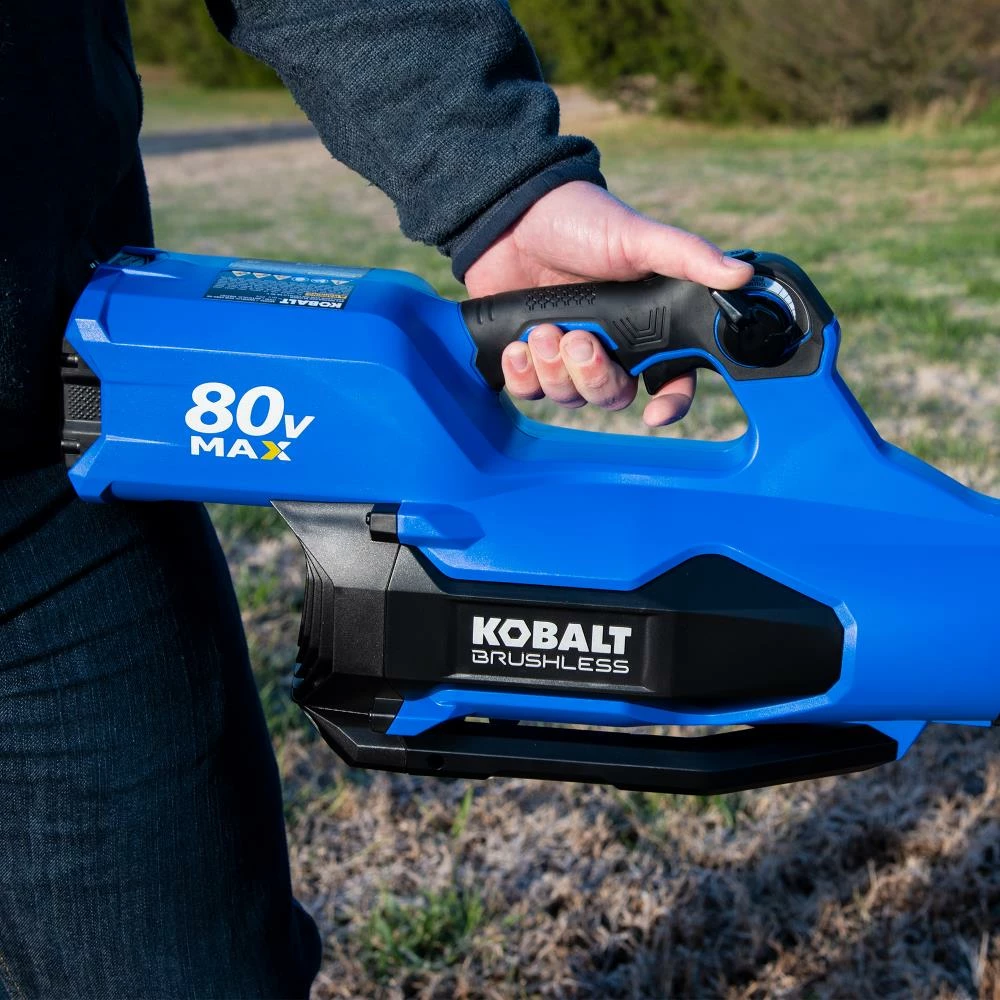 Kobalt 80-volt Max 630-CFM Brushless Handheld Cordless Electric Leaf Blower 2.5 Ah (Battery & Charger Included) - Outdoor Tools & Equipment 9 Kobalt 80-volt Max 630-CFM Brushless Handheld Cordless Electric Leaf Blower 2.5 Ah (Battery & Charger Included) - Outdoor Tools & Equipment - Image 9