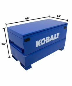 Kobalt 24-in W x 48-in L x 28-in Steel Jobsite Box - Tool Storage & Work Benches -Kobalt Sales Store 41926774