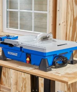 Kobalt 7-in 6-Amp Wet Tabletop Sliding Table Tile Saw - Power Tools -Kobalt Sales Store 41973212