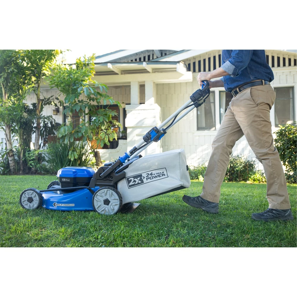 Kobalt 24-Volt Brushless 20-in Self-propelled Cordless Electric Lawn Mower 5 Ah (Battery and Charger Included) - Outdoor Tools & Equipment 11 Kobalt 24-Volt Brushless 20-in Self-propelled Cordless Electric Lawn Mower 5 Ah (Battery and Charger Included) - Outdoor Tools & Equipment - Image 11