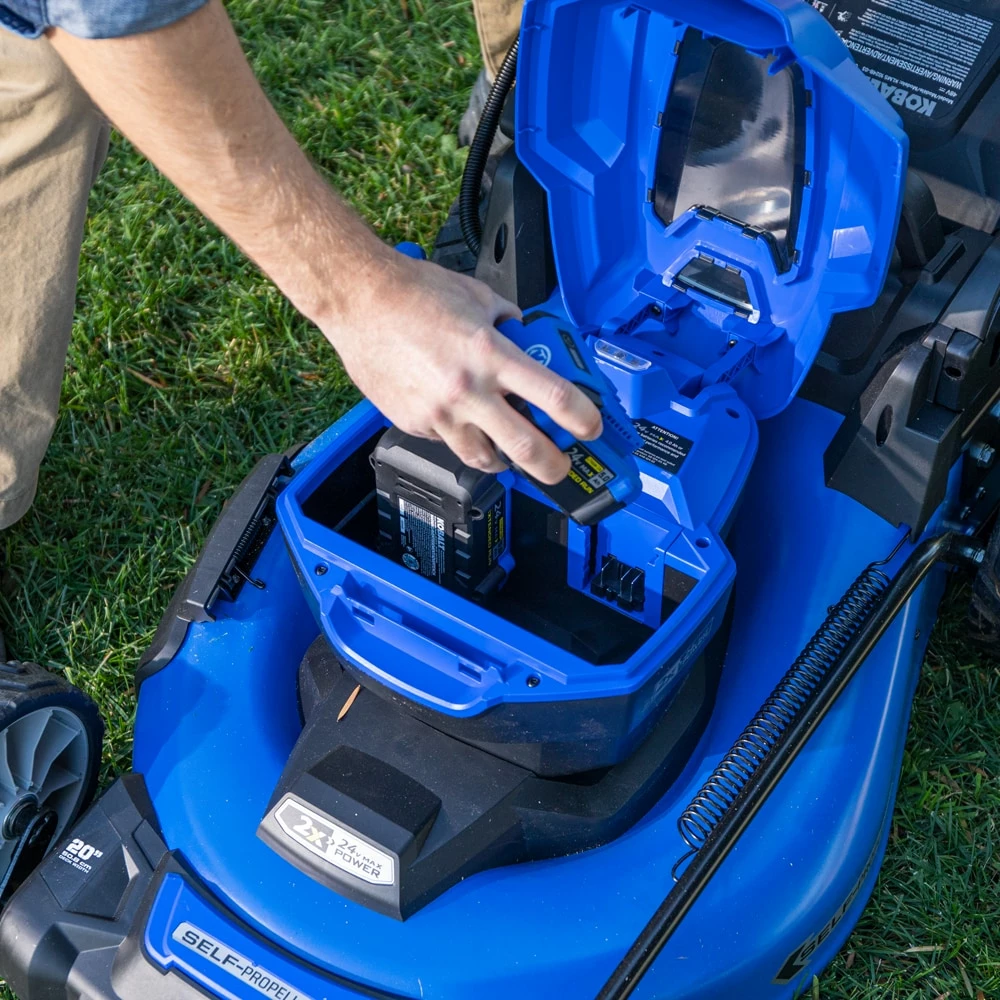 Kobalt 24-Volt Brushless 20-in Self-propelled Cordless Electric Lawn Mower 5 Ah (Battery and Charger Included) - Outdoor Tools & Equipment 13 Kobalt 24-Volt Brushless 20-in Self-propelled Cordless Electric Lawn Mower 5 Ah (Battery and Charger Included) - Outdoor Tools & Equipment - Image 13
