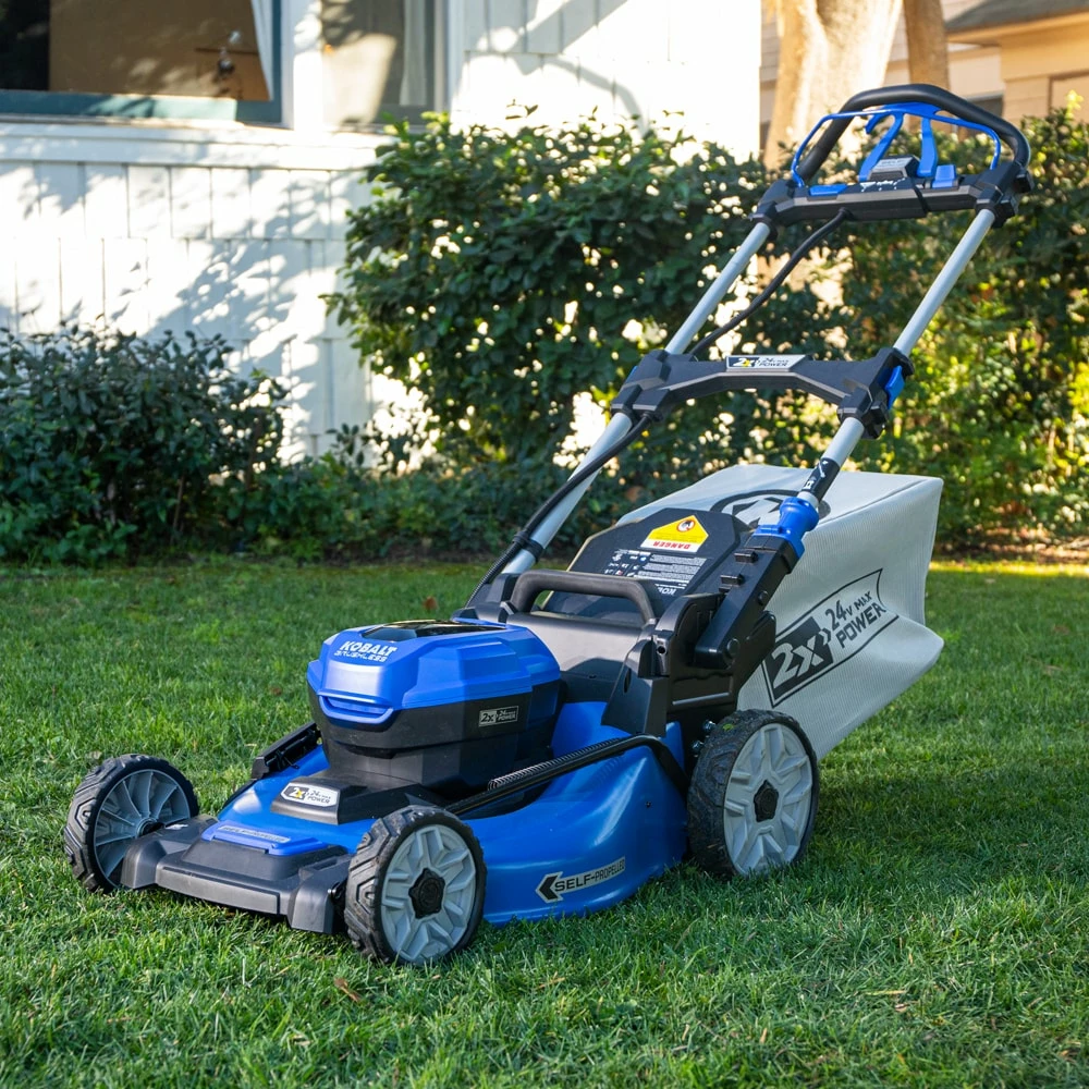 Kobalt 24-Volt Brushless 20-in Self-propelled Cordless Electric Lawn Mower 5 Ah (Battery and Charger Included) - Outdoor Tools & Equipment 14 Kobalt 24-Volt Brushless 20-in Self-propelled Cordless Electric Lawn Mower 5 Ah (Battery and Charger Included) - Outdoor Tools & Equipment - Image 14