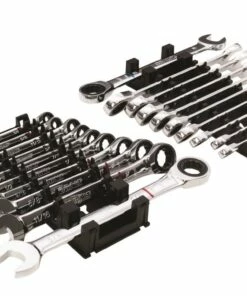 Kobalt In Tray with Removable Rails 20-Piece Set 12-Point Standard (SAE) and Metric Combination Ratchet Wrench Set - Hand Tools -Kobalt Sales Store 42336140