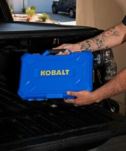 Kobalt Centennial 100-Piece Standard (SAE) and Metric Combination Polished Chrome Mechanics Tool Set (1/4-in; 3/8-in) - Hand Tools -Kobalt Sales Store 42394146 scaled