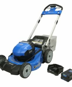 Kobalt 80-Volt Max Brushless 21-in Self-propelled Cordless Electric Lawn Mower 6 Ah (Battery and Charger Included) - Outdoor Tools & Equipment
