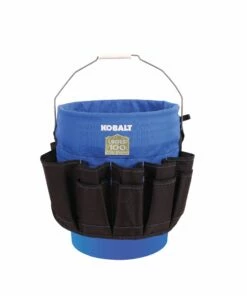 Kobalt Blue Black Polyester 18-in 5-Gallon Bucket Organizer - Tool Storage & Work Benches