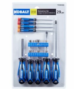 Kobalt 29-Piece Plastic Handle Magnetic Set Multi-bit Screwdriver Set - Hand Tools -Kobalt Sales Store 43160789