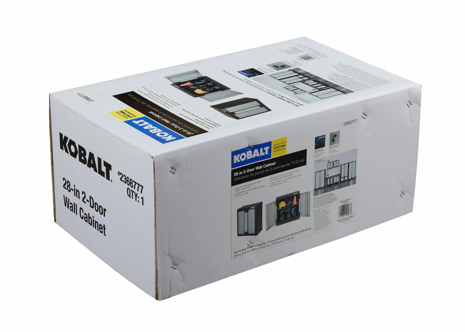 Kobalt 28-in W x 28-in H x 12.5-in D Steel Wall-mounted Garage Cabinet - Garage Organization 9 Kobalt 28-in W x 28-in H x 12.5-in D Steel Wall-mounted Garage Cabinet - Garage Organization - Image 9