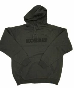 Kobalt Unisex Grey Preshrunk Cotton Hooded Sweatshirt (Medium) - Workwear