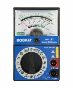 Kobalt 0.25 Amp 500-Volt Analog Manual Ranging Multimeter (Battery Included) - Electrical Testers & Tools