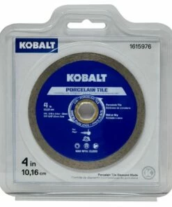 Kobalt 4-in Wet or Dry Porcelain Continuous Diamond Saw Blade - Power Tool Accessories -Kobalt Sales Store 43538972