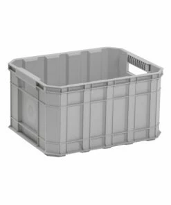 Kobalt Medium 8.5-Gallon (34-Quart) Grey Heavy Duty Tote with Lidless Lid - Baskets & Storage Containers