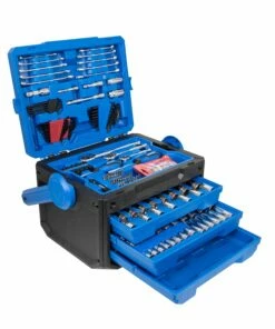 Kobalt 243-Piece Standard (SAE) and Metric Combination Polished Chrome Mechanics Tool Set (1/4-in; 3/8-in) - Hand Tools