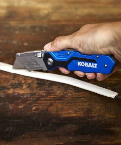 Kobalt 18mm 3-Blade Folding Utility Knife - Hand Tools -Kobalt Sales Store 44044847 scaled