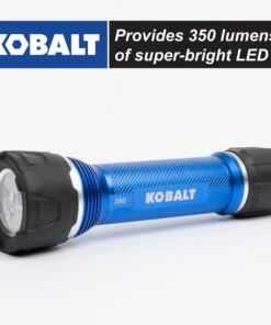 Kobalt 350-Lumen LED Rechargeable Flashlight - Flashlights & Flashlight Bulbs