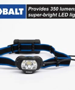 Kobalt 350-Lumen LED Headlamp (Battery Included) - Flashlights & Flashlight Bulbs