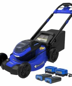 Kobalt 40-volt 21-in DP SP Mower with (2) 4 Ah Batteries, Charger - Outdoor Tools & Equipment
