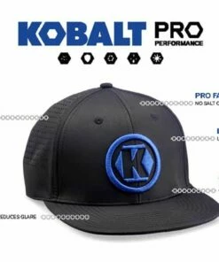 Kobalt Kobalt Black Performance Ball Cap - Clothing -Kobalt Sales Store 44366411