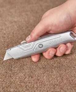 Kobalt 3-Blade Retractable Utility Knife with On Tool Blade Storage - Hand Tools -Kobalt Sales Store 44458453