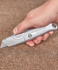 Kobalt Kobalt 2pk retractable utility knife 18mm 6-Blade Retractable Utility Knife with On Tool Blade Storage - Hand Tools -Kobalt Sales Store 44458454