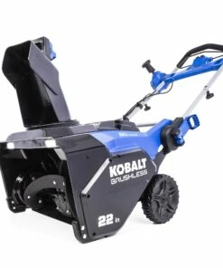 Kobalt 80-Volt Max 22-in Single-stage Cordless Electric Snow Blower 4-Hours Ah (Battery Included) - Outdoor Tools & Equipment -Kobalt Sales Store 44498549