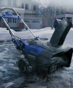 Kobalt 80-Volt Max 22-in Single-stage Cordless Electric Snow Blower 4-Hours Ah (Battery Included) - Outdoor Tools & Equipment -Kobalt Sales Store 44498564