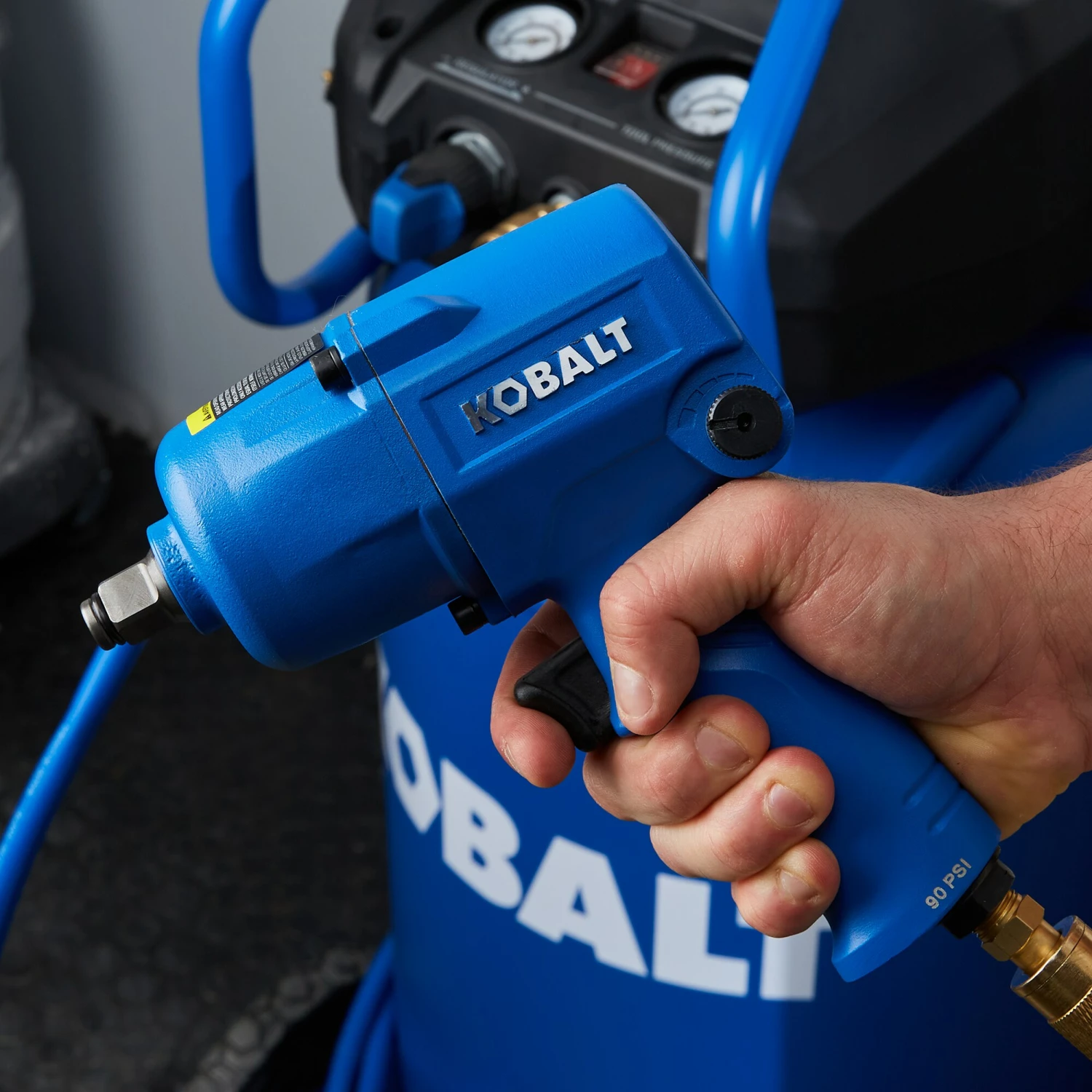 Kobalt 0.5-in 400-ft lbs. Air Impact Wrench - Air Tools & Compressors 6 Kobalt 0.5-in 400-ft lbs. Air Impact Wrench - Air Tools & Compressors - Image 6