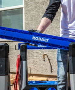 Kobalt 30.63-in W x 33.5-in H Adjustable Pp and Steel Construction Saw Horse (1000-lb Capacity) - Tool Storage & Work Benches -Kobalt Sales Store 44628185 scaled