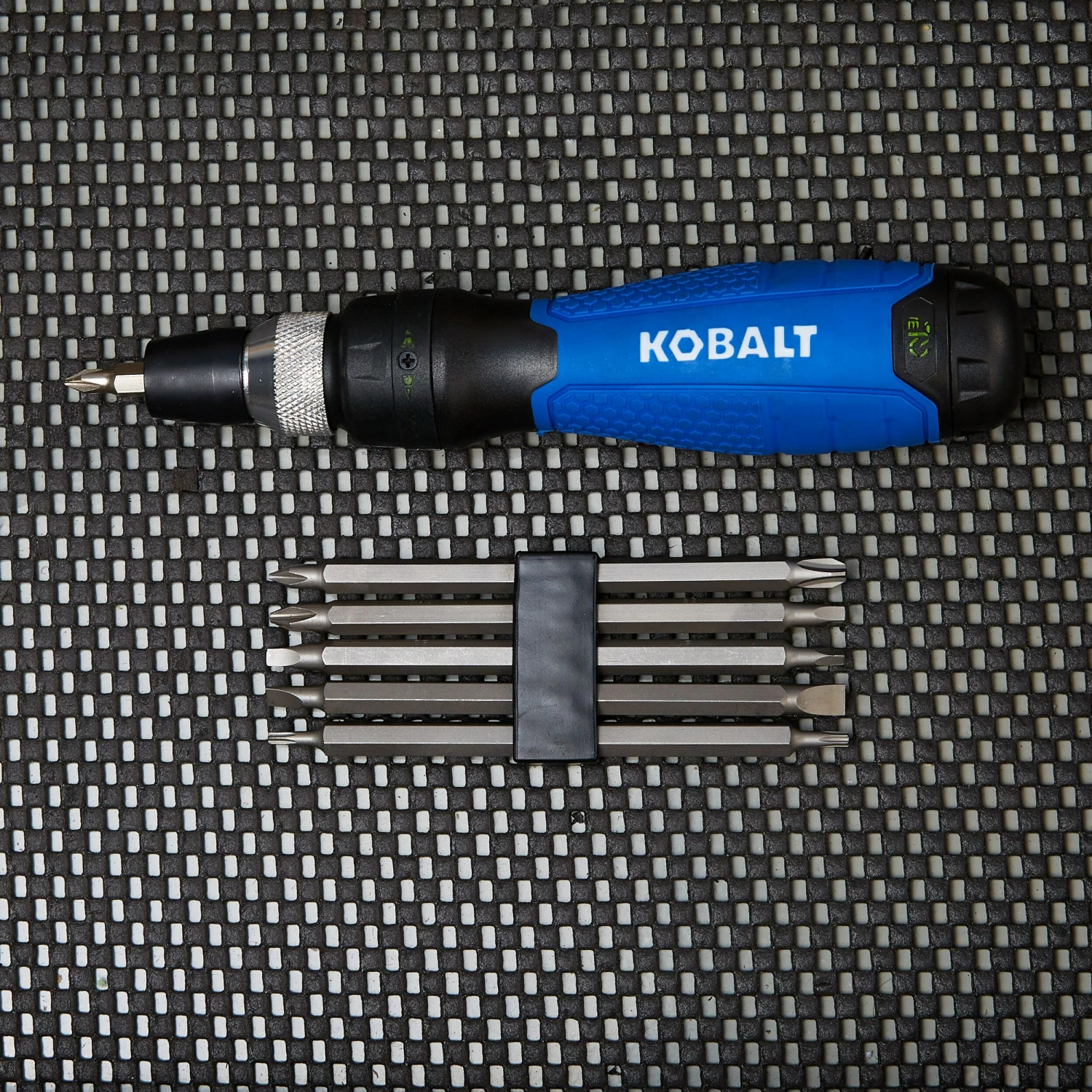 Kobalt Ratcheting screwdriver set 10-Piece Plastic Handle Ratcheting Set Assorted Multi-bit Screwdriver Set - Hand Tools 2 Kobalt Ratcheting screwdriver set 10-Piece Plastic Handle Ratcheting Set Assorted Multi-bit Screwdriver Set - Hand Tools - Image 2